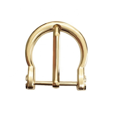 Halbkreisförmiger Goldplatten Gürtel Buckles 25MM Fashion Style für Lady / Frauen